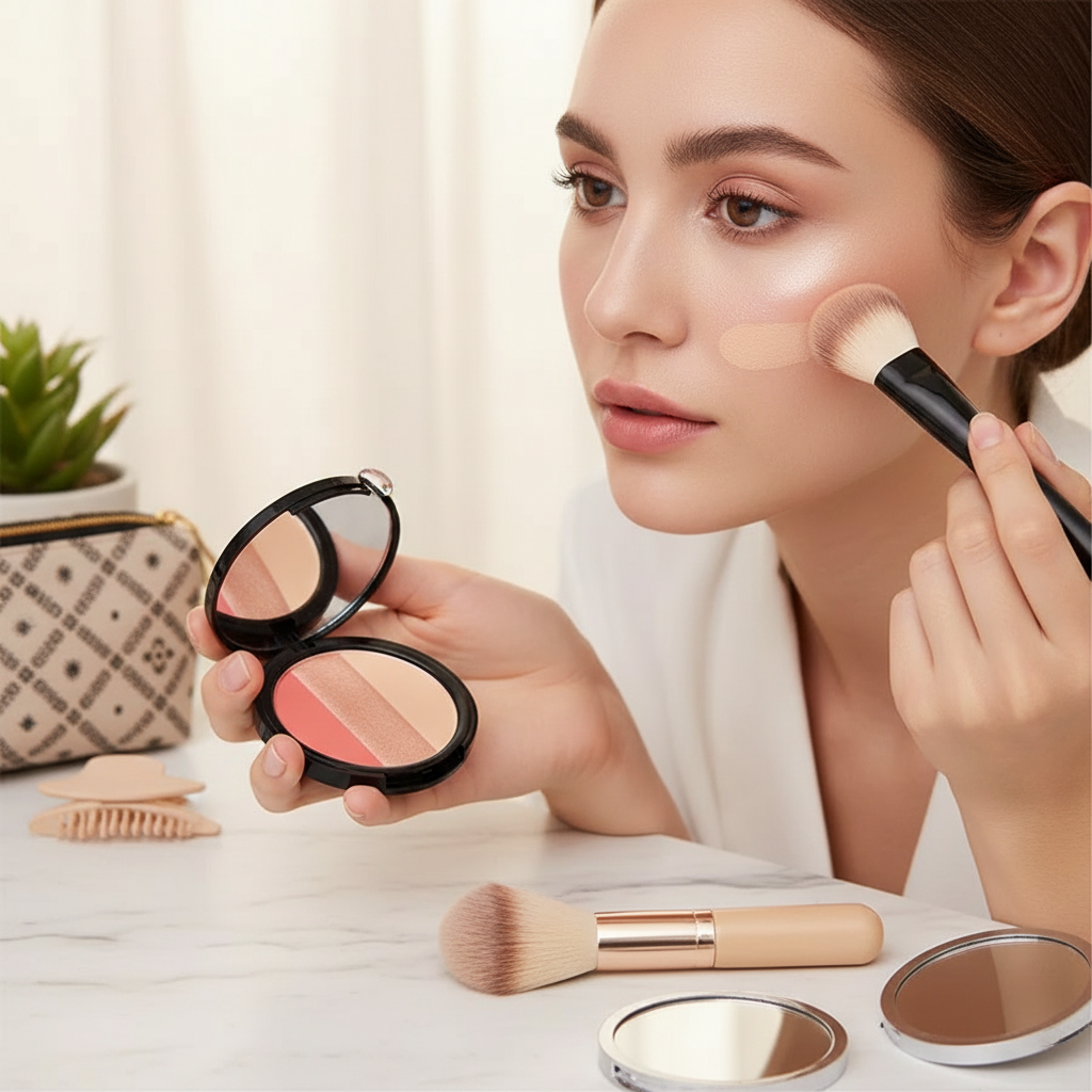 Palette 3en1 Blush & Contour